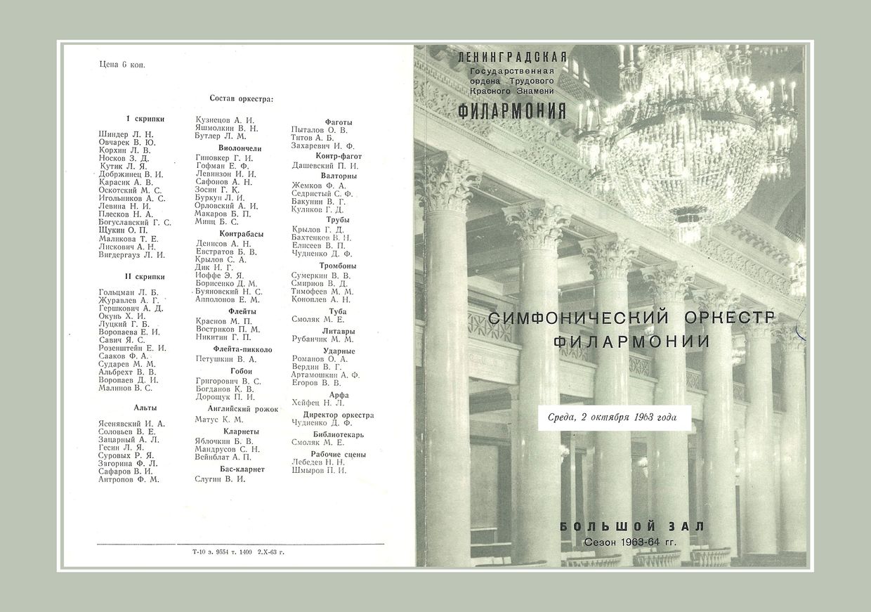 Симфонический концерт
Дирижер – Арвид Янсонс